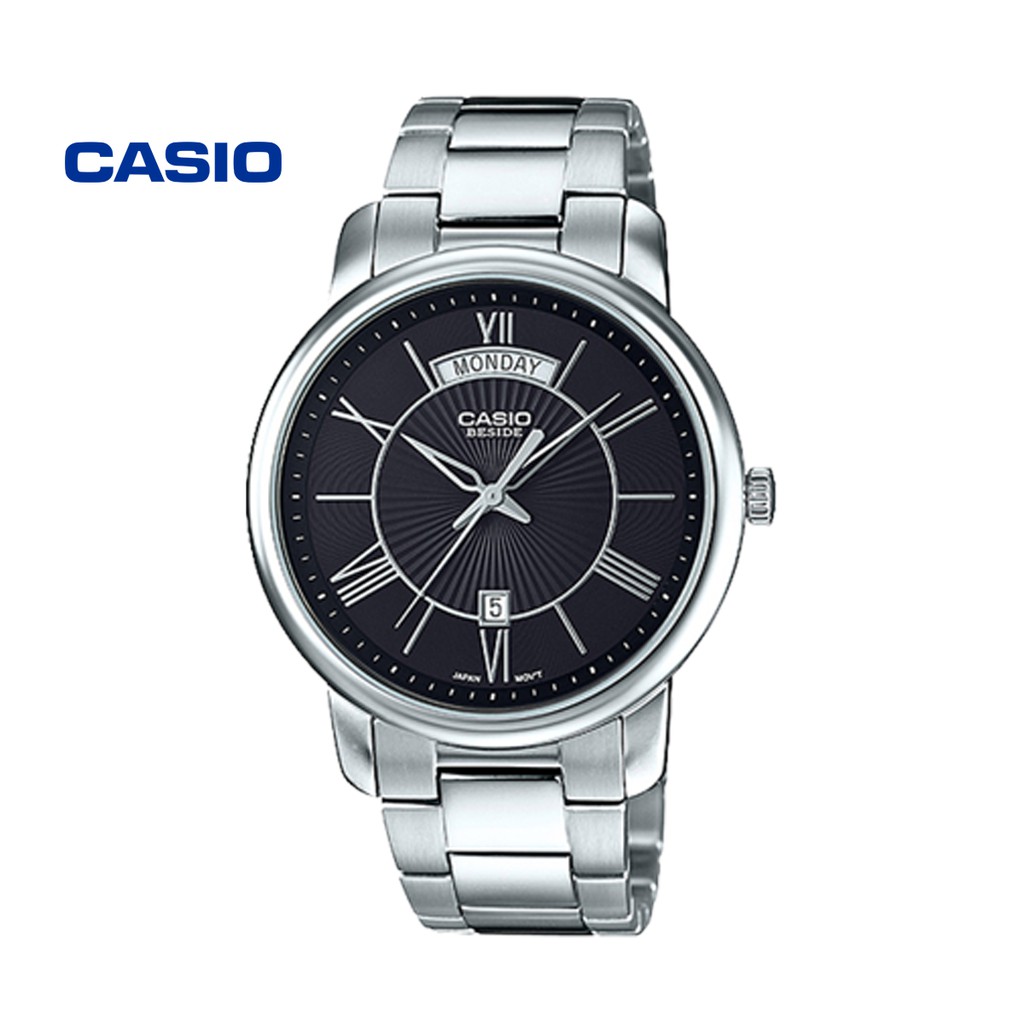 [Mã FARSBR243 giảm 15% đơn 249K] Đồng hồ nam CASIO Beside BEM-152D-1AVDF chính hãng - Bảo hành 1 năm, Thay pin miễn phí