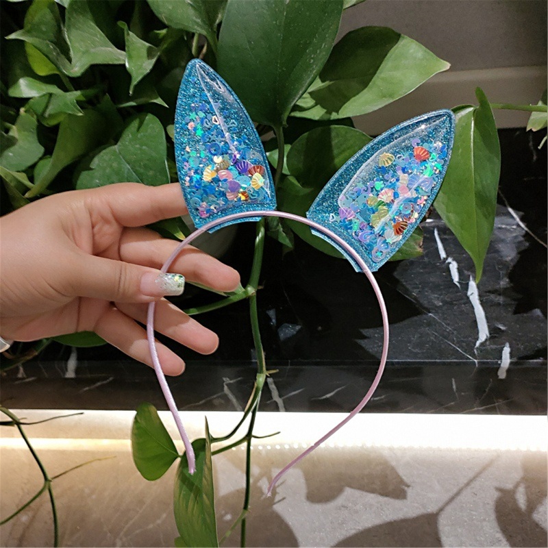 Băng Đô Tai Thỏ Có Đèn LED Phát Sáng