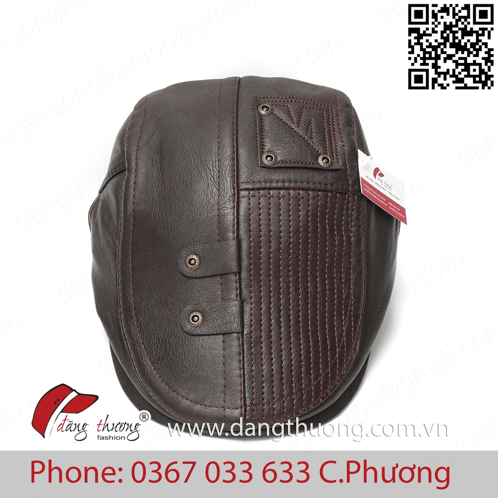 Mũ nón beret Pu cho nam  cực ngầu