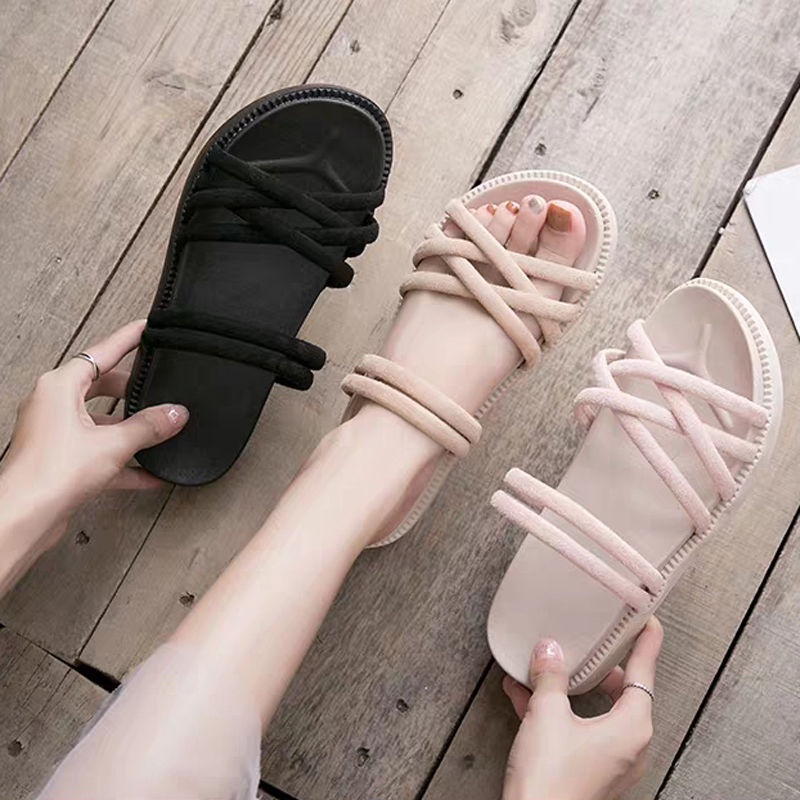 Giày Sandal Thể Thao Đế Dày Thời Trang Năng Động Cho Nữ Sinh