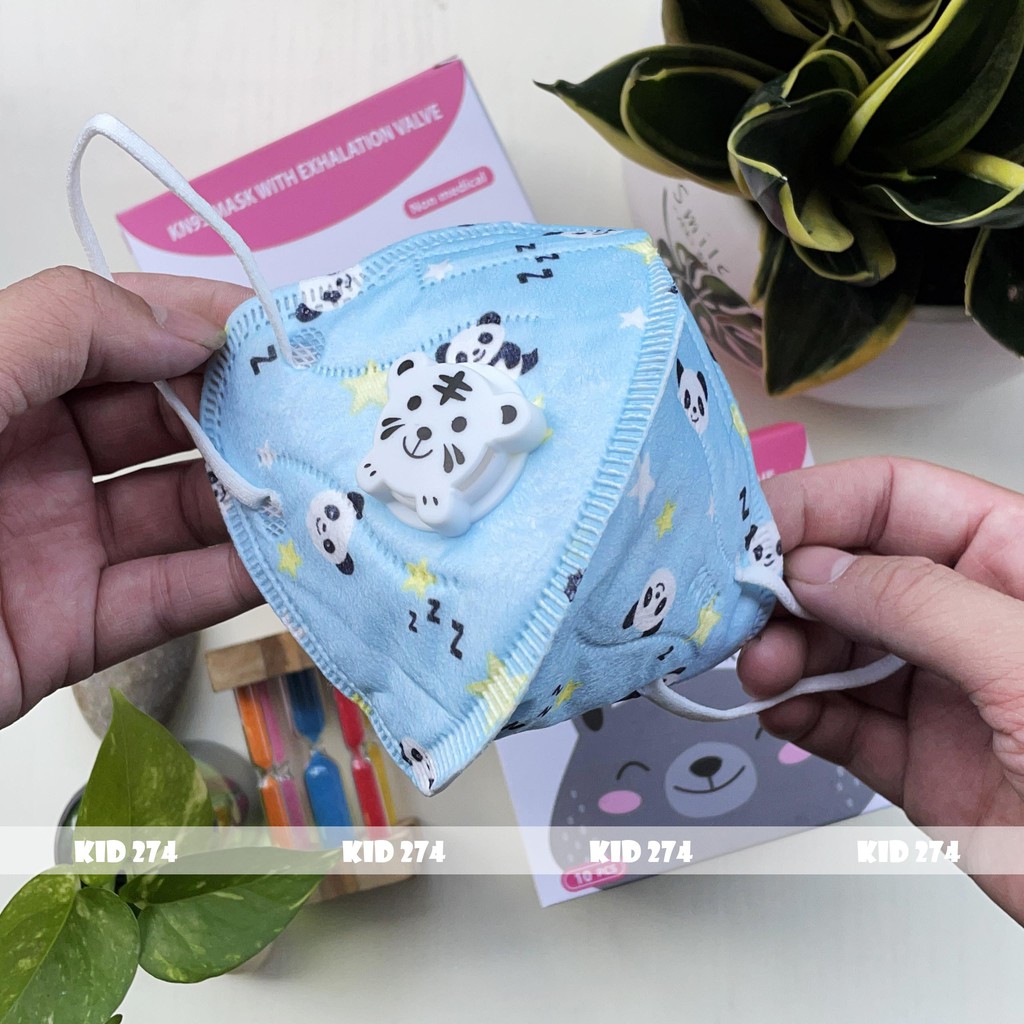 [Hộp 10c] Khẩu trang N95 - KN95 cho trẻ em có van thở 5 lớp chống bụi mịn PM2.5, khẩu trang y tế cho trẻ em kháng khuẩn | BigBuy360 - bigbuy360.vn
