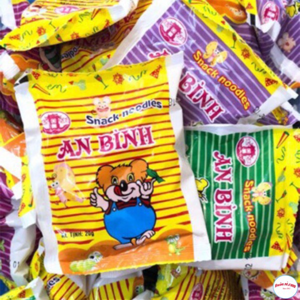 [Mã 155LIFESALE giảm 8% đơn 99k] Sỉ 100 Gói Mì Tôm Trẻ Em An Bình 00003