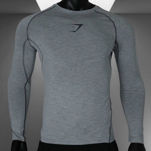 Áo thể thao nam dài tay GYMSHARK Body chuẩn men GS0002- Key Sport chuyên đồ thể thao nam tập GYM, YOGA