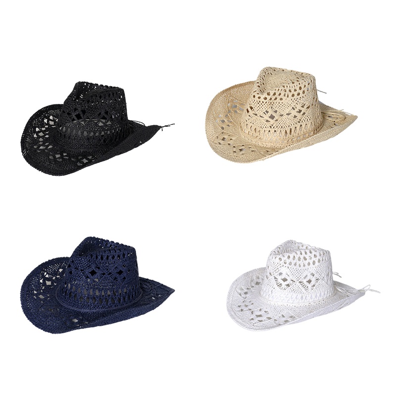 Mũ Vành Rộng Có Dây Bện Phong Cách Phương Tây Cho Chụp Hình Đám Cưới