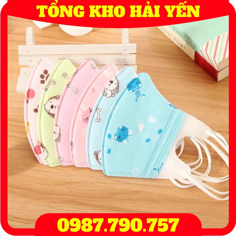 [Deal 1k] Khẩu trang xuất Hàn với thiết kế 3 lớp ngăn khói bụi, khí thải, khử trùng nghiêm ngặt an toàn cho bé yêu