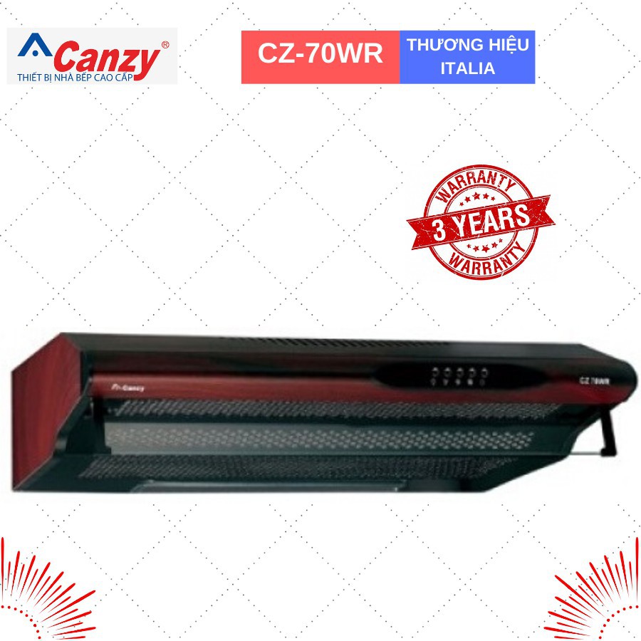 Máy hút mùi cổ điển Canzy CZ 70WR-70cm, Bảo Hành Chính Hãng 36 tháng