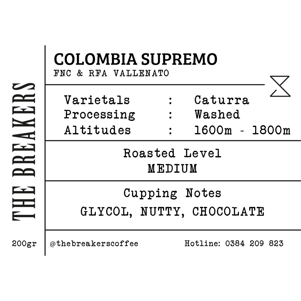 Cà Phê Hạt Rang Sẵn - Colombia Supremo FNC&RFA VALLENATO | BigBuy360 - bigbuy360.vn