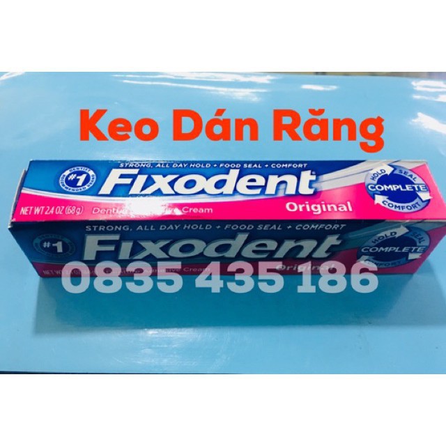 Keo Dán Răng Fixodent