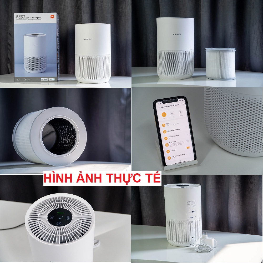 Máy lọc không khí Xiaomi Smart Air Purifier 4 Compact -  Bản quốc tế bảo hành 12 tháng