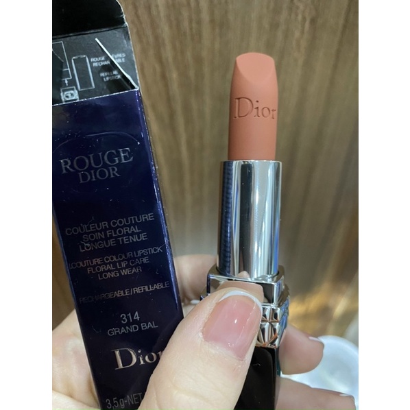 Son Dior 314 Bal màu cam đất hót nhất bảng màu đáng mềm mướt mịn