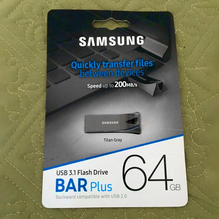 USB 3.1 chống nước Samsung BAR Plus 32GB 64GB 128GB | WebRaoVat - webraovat.net.vn