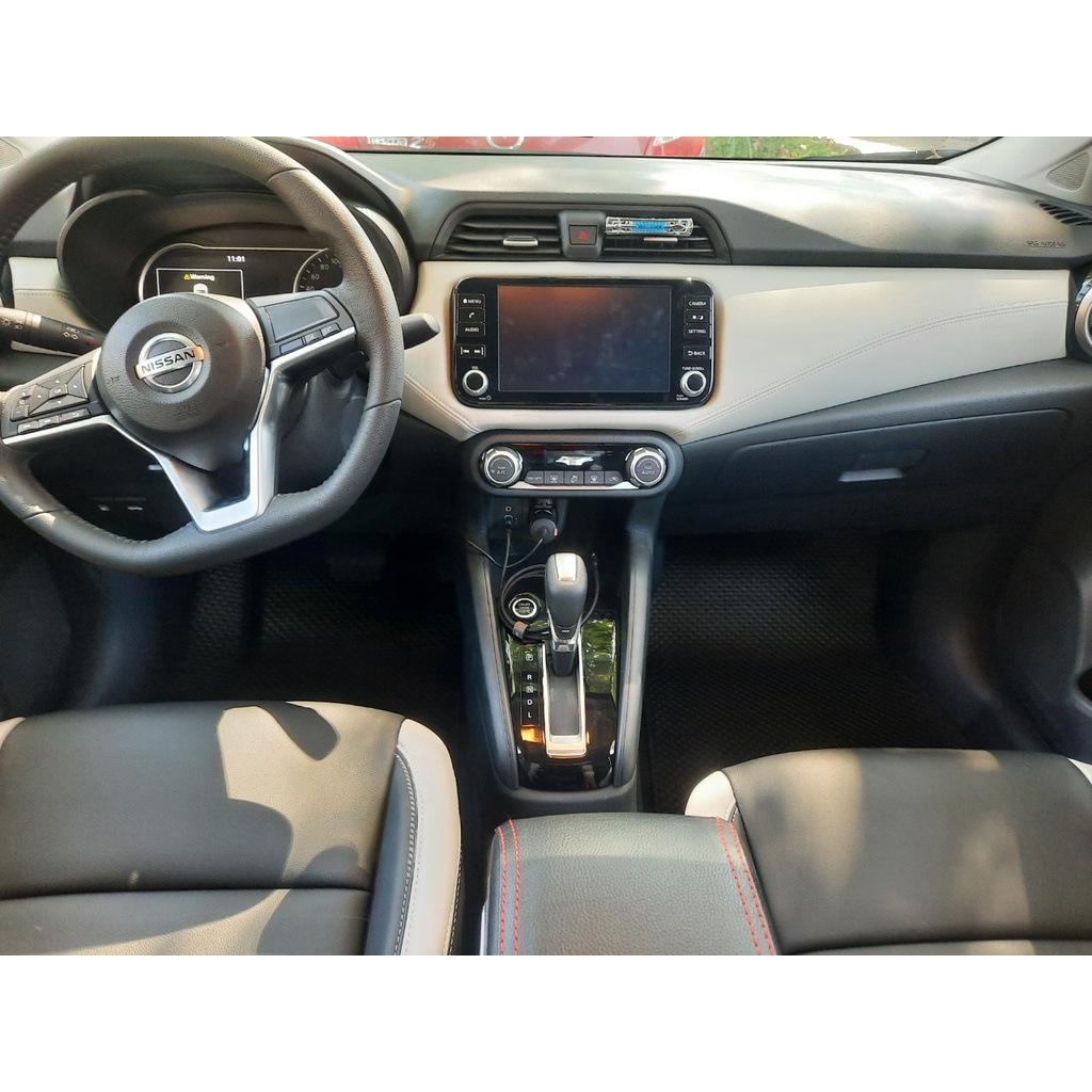 Thảm Lót Sàn Ô Tô KATA Cao Cấp Cho Xe Nissan Almera  - Không mùi, Không ẩm mốc, Dễ dàng vệ sinh