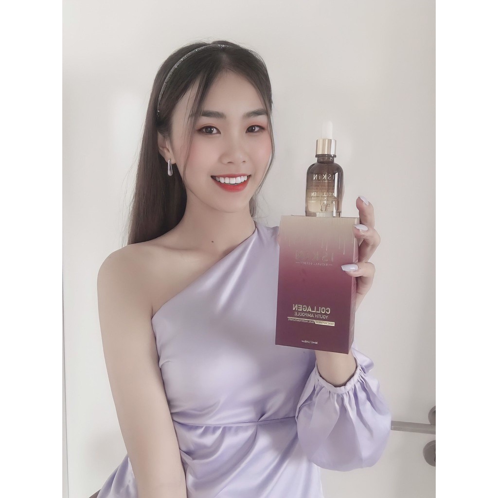 SERUM DƯỠNG TRẮNG, CẤP ẨM VÀ TRẺ HÓA DA ISKIN - COLLAGEN YOUTH AMPOULE KOREA 30ml