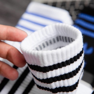 Tất Vớ Dài 3 Sọc cotton 100%