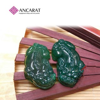Mặt Dây Chuyền Tỳ Hưu Đá Ngọc Bích [ANCARAT]