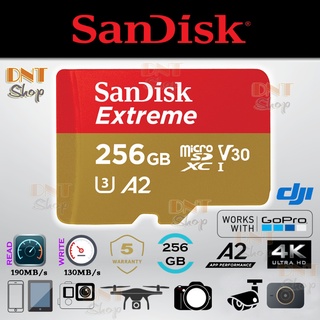 Thẻ nhớ MicroSDXC SanDisk Extreme A2 - 256GB V30 U3 4K Class 10 UHS-I 190MB/s 160MB/s (SDSQXAV-256G-AN6MA)