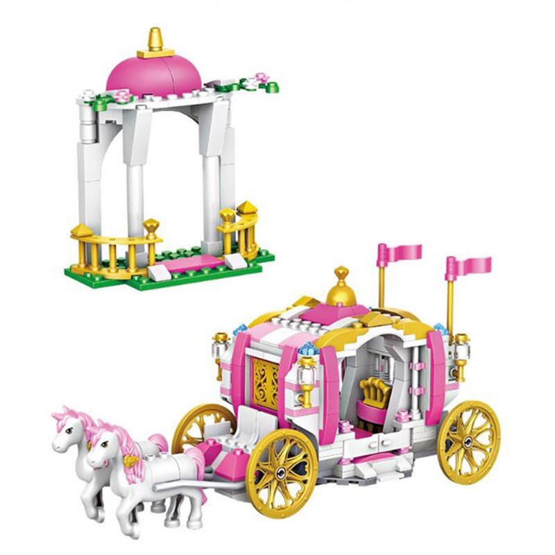 BỘ ĐỒ CHƠI XẾP HÌNH LÂU ĐÀI CÔNG CHÚA FRIENDS, XẾP HÌNH LÂU ĐÀI