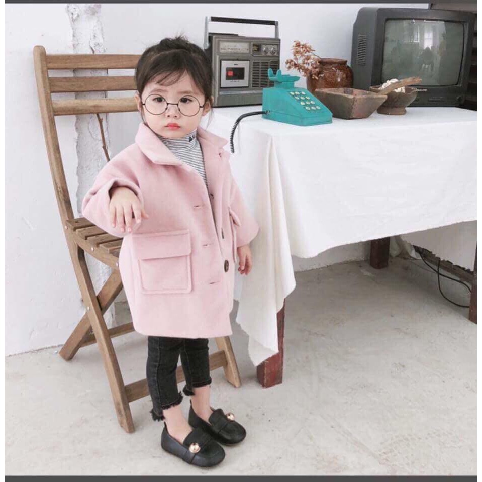 Áo dạ hồng baby