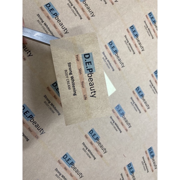 In tem nhãn giấy kraft - da bò - rẻ đẹp