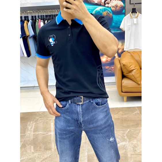 GUCCI Pure cotton short-sleeved fashion men's T-shirt spring and summer polo shirt