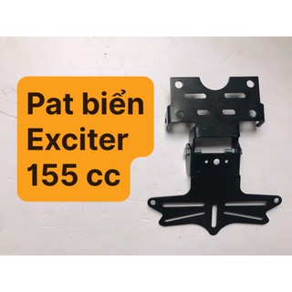 [CÓ VIDEO] Pat biển Exciter 155 cc mẫu mới nhất - màu đen thời trang phù hợp mọi màu xe - Đèn xe Việt