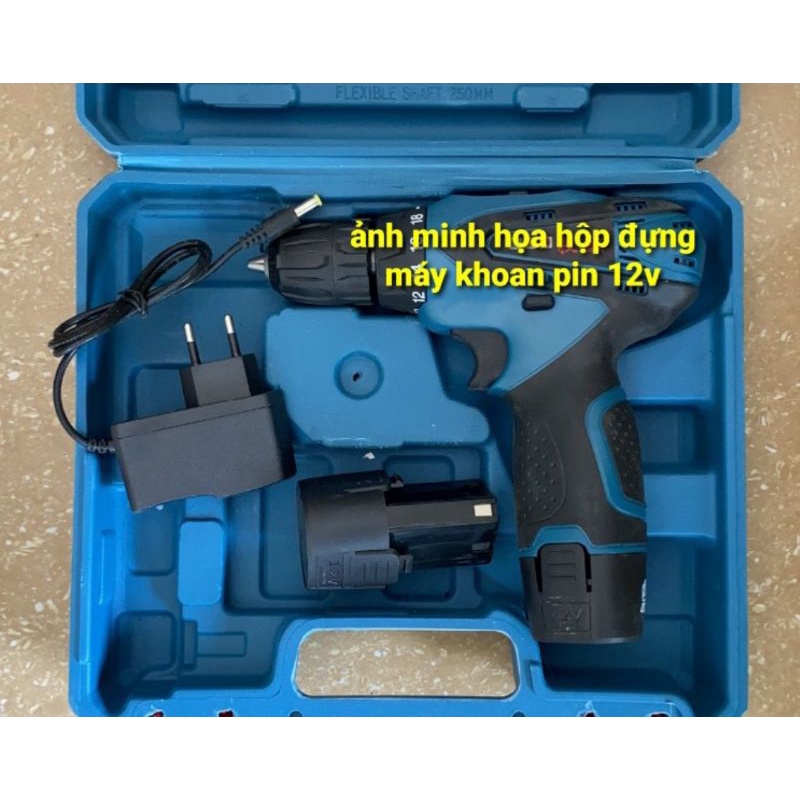 Hộp đựng máy khoan pin makita 12v, 21v, 36v,  24v