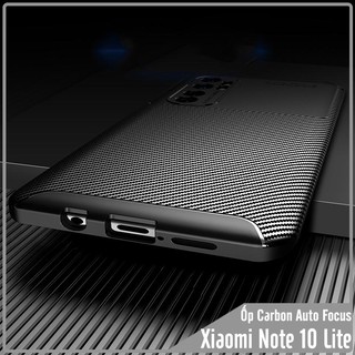 Ốp lưng cho Xiaomi Mi Note 10 Lite chống sốc Carbon Auto Focus