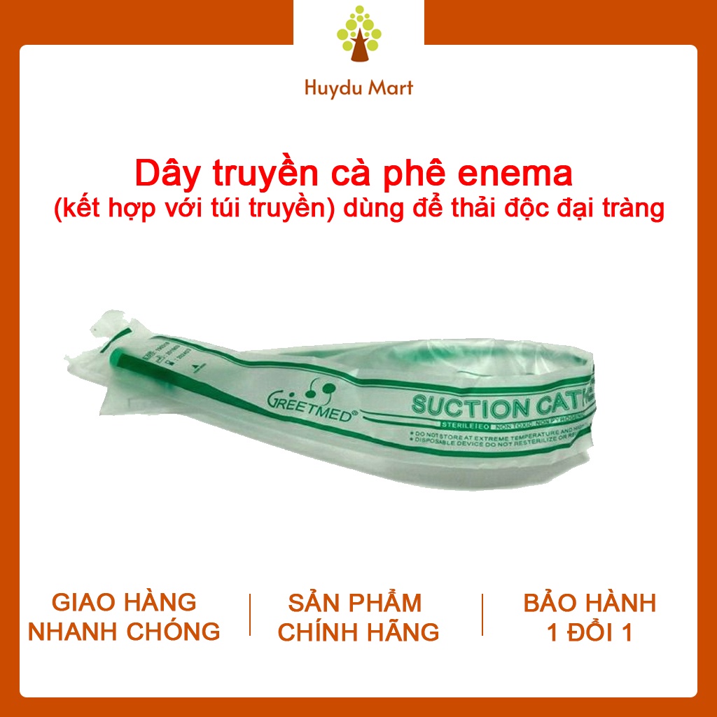 DỤNG CỤ THẢI ĐỘC ENEMA - Dây truyền thải độc đại tràng bằng cà phê - coffee enema [Huydu Mart]