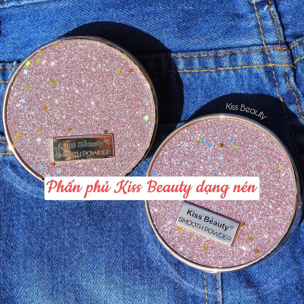 Phấn phủ Kiss Beauty dạng nén tiện lợi , kiềm dầu nội địa Trung g20shop | BigBuy360 - bigbuy360.vn