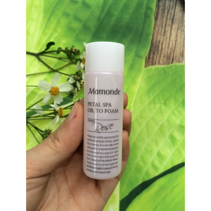 Sữa Rửa Mặt Mamonde Petal Spa Oil To Foam 25ml