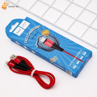 [Dài 1M] Cáp sạc Iphone Hoco X38 lightning loại 1m cao cấp hỗ trợ sạc nhanh bảo hành 3 tháng