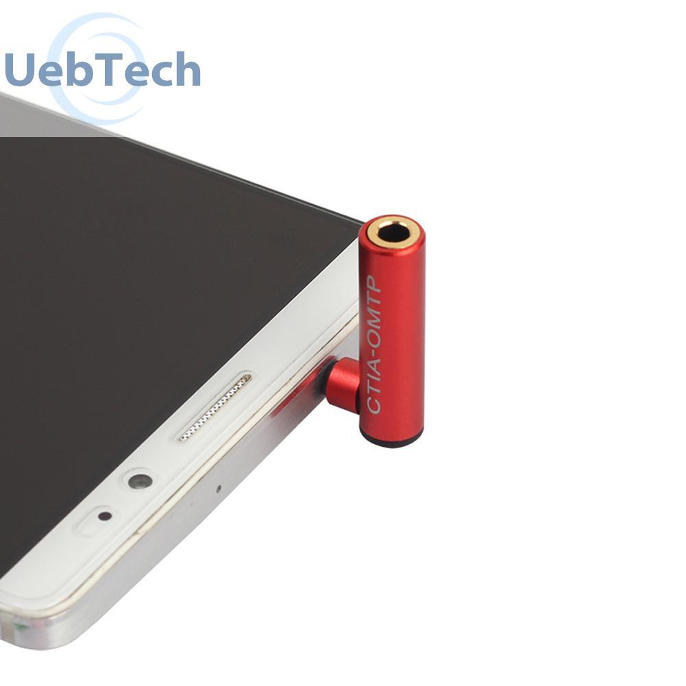 Đầu Chuyển Đổi Cổng 3.5mm Omtp Sang Ctia 90 Độ