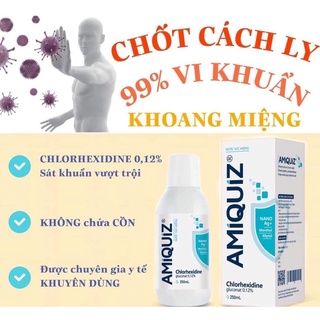 Nước súc miệng AMiQUiZ 250ml
