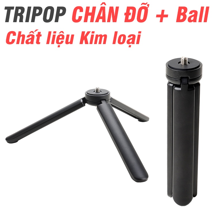 Giá đỡ mini bằng hợp kim nhôm cho máy ảnh, điện thoại , Gimbal
