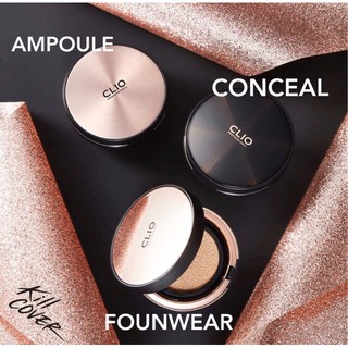 Phấn nước Clio Kill Cover Glow / Ampoule / Founwear/Conceal/Stay Perfect