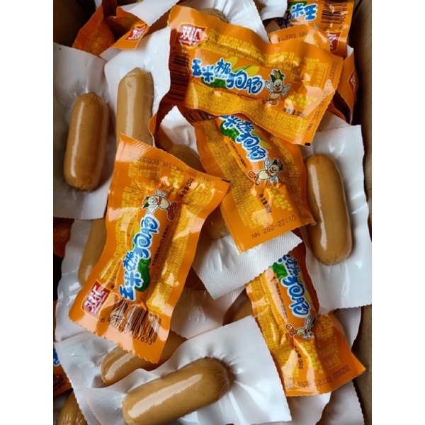 [Mã 77FMCGSALE1 giảm 10% đơn 250K] Xúc Xích Ngô Non - Xúc Xích Cay (1cái) | BigBuy360 - bigbuy360.vn