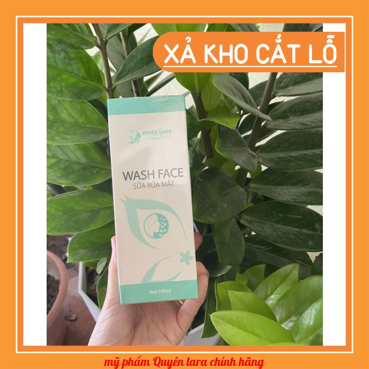 sữa rửa mặt quyên lara