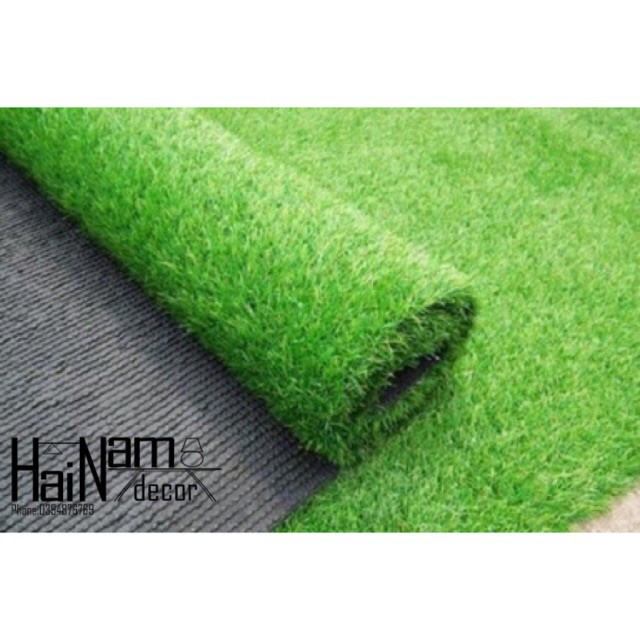 Thảm cỏ nhân tạo độ cao 2cm ( có cắt lẻ theo yêu cầu)📌Freeship📌 Hải Nam Decor xanh mướt siêu đẹp