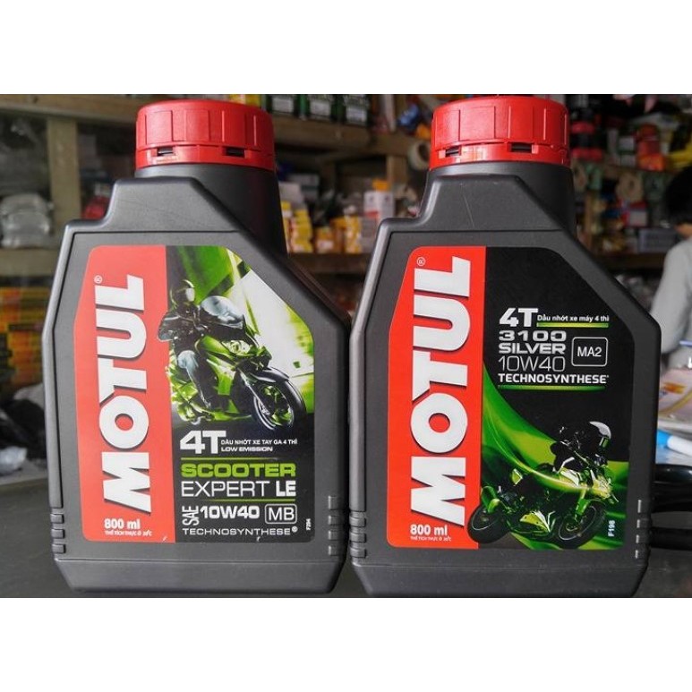 Nhớt Motul Scooter Expert LE 10W40 800ml [Nhớt Bán Tổng Hợp]