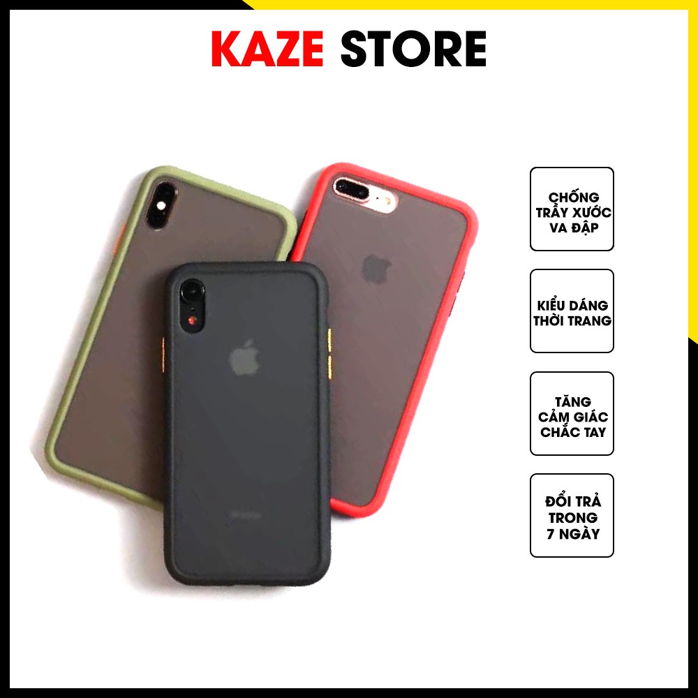 Ốp lưng Iphone nhám chống vân Siêu Hot - Kaze Store