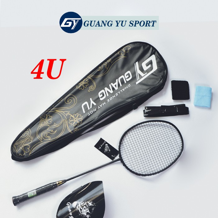Cây Vợt Cầu Lông Guang yu 4U Khung Carbon Cao Cấp ,Siêu Nhẹ 82g Công Thủ Toàn Diện