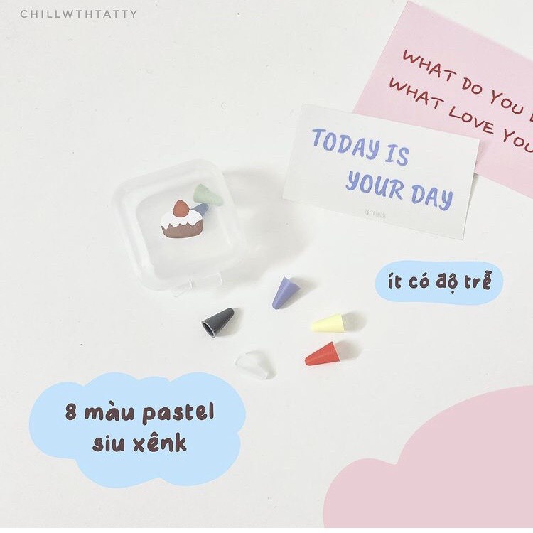 Set 8 bọc bảo vệ ngòi bút cảm ứng giảm hao mòn, chống trơn