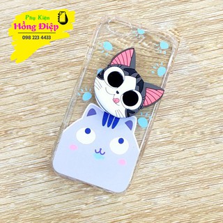 Ốp Lưng Mèo Và Heo Kèm POP