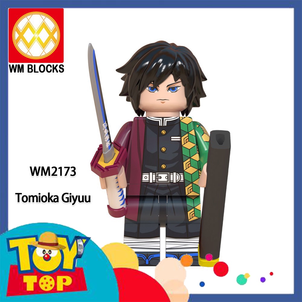 [Lẻ một con] Đồ chơi lắp ráp minifigures nhân vật trong thanh gươm diệt quỷ kimetsu no yaiba xếp hình WM6116 WM6137