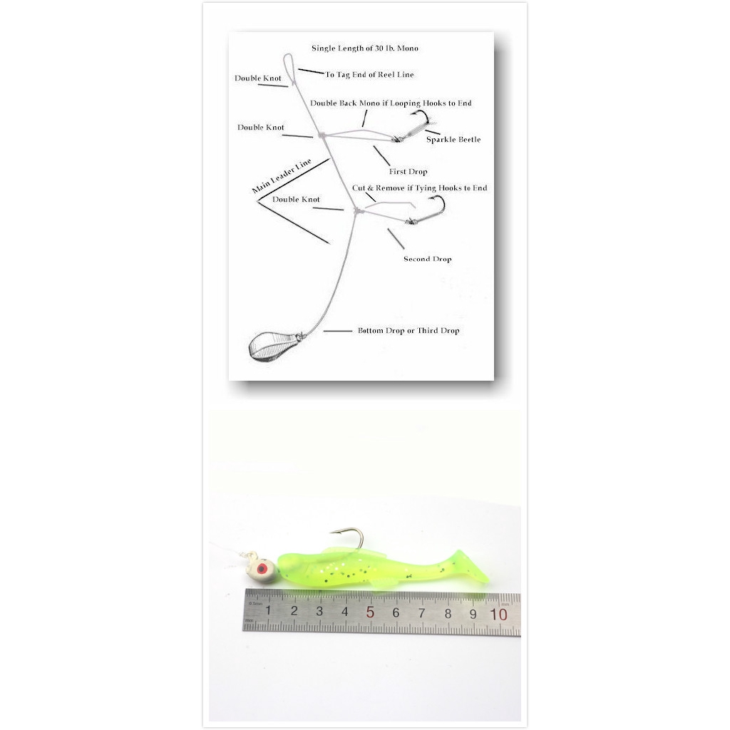 Mồi câu cá mềm lấp lánh 1/4oz