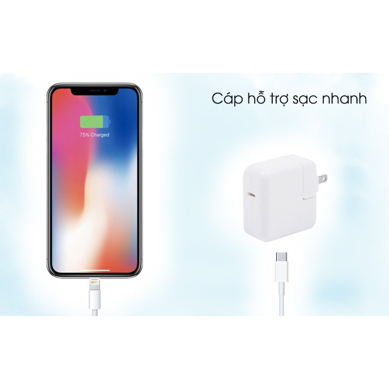 Cáp chuyển đổi USB-C to Lightning chính hãng Apple màu Trắng (1m)