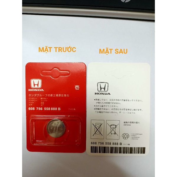 Pin chìa khóa ô tô xe Honda CR2032 chính hãng