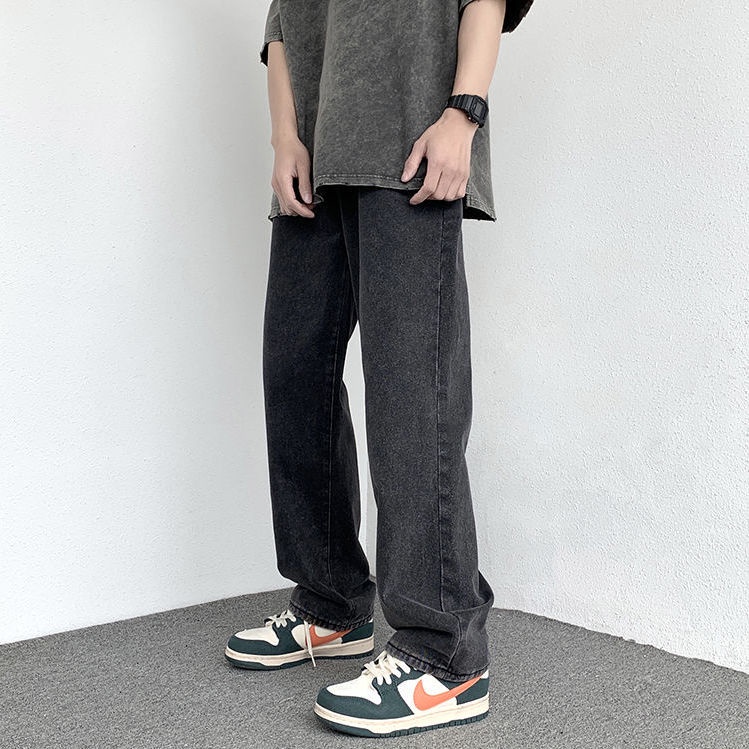 Quần Jean Ống Rộng Thời Trang Vintage Mỹ Dành Cho Nam