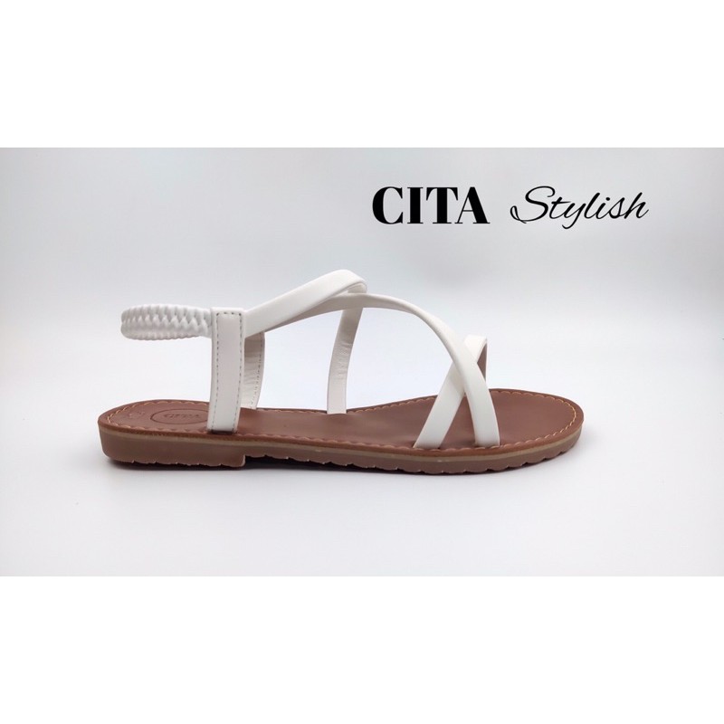 Sandal nữ đế bệt Sandal đế bằng 💖 FREESHIP 💖 Sandal nữ đi học CITA STYLISH êm nhẹ mã CITA.15