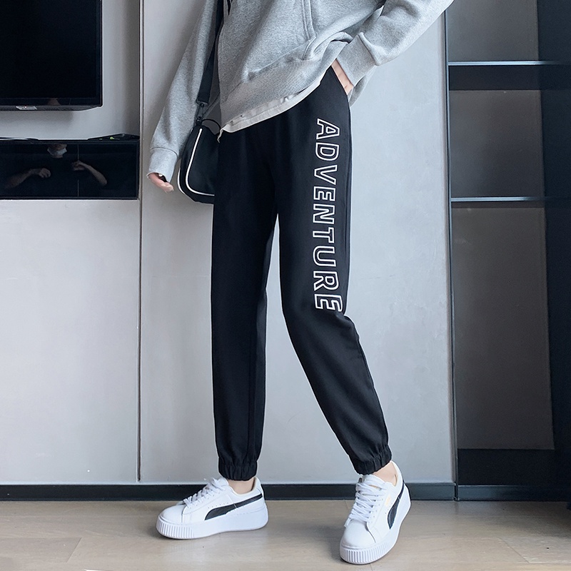 NRVP Quần Thể Thao Ống Rộng Phong Cách Thời Trang Hàn Quốc Dành Cho Nam Và Nữ